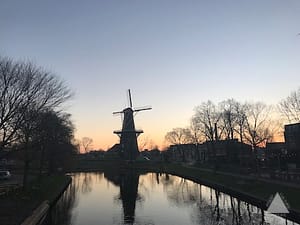 Sunset in the Netherlands
