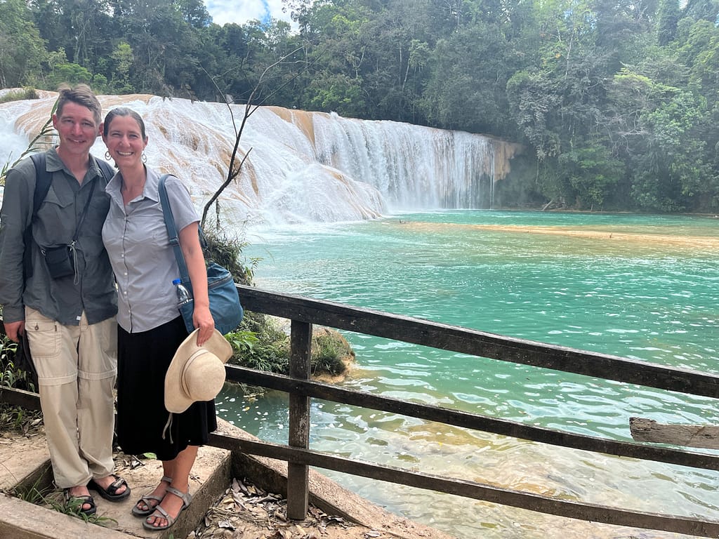 Agua azul on the way to Palenque