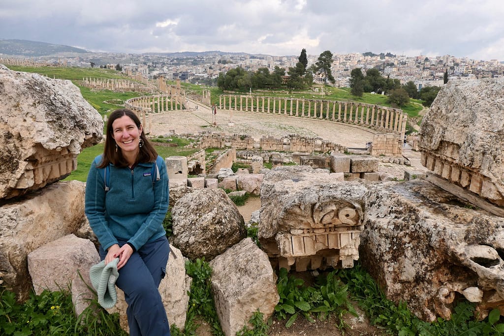 Jerash forum Jordan itinerary